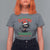 Christmas Harris Walz T Shirt For Women Funny Santa Cat Mind Your Own Damn Business - Wonder Print Shop
