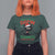 Christmas Harris Walz T Shirt For Women Funny Santa Cat Mind Your Own Damn Business - Wonder Print Shop