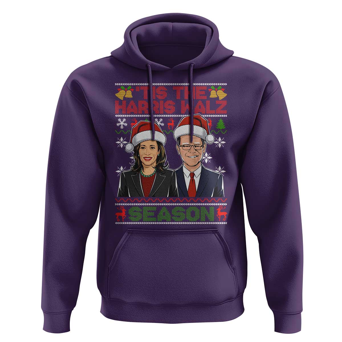 Christmas 'Tis The Harris Walz Season Hoodie