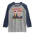 Christmas 'Tis The Harris Walz Season Raglan Shirt