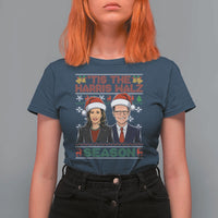 Christmas 'Tis The Harris Walz Season T Shirt For Women - Wonder Print Shop