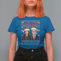 Christmas 'Tis The Harris Walz Season T Shirt For Women - Wonder Print Shop