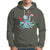 Valentine's Day Hoodie Octopus With Heart Balloons Cute Love Letter - Wonder Print Shop