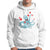Valentine's Day Hoodie Octopus With Heart Balloons Cute Love Letter - Wonder Print Shop