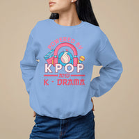 Powered by K-pop and K-Drama Korena Lover Sweatshirt - Wonder Print Shop