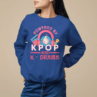 Powered by K-pop and K-Drama Korena Lover Sweatshirt - Wonder Print Shop
