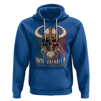 Viking Hoodie Until Valhalla US Flag Vintage Mythology - Wonder Print Shop