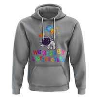 We Rise By Lifting Other Outer Space Astronaut Planet Balloon Motivational Quote Hoodie - Wonder Print Shop