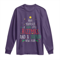Funny Xmas Long Sleeve Shirt Have Yourself A Sigma Little Rizzmas And A Skibidi New Year