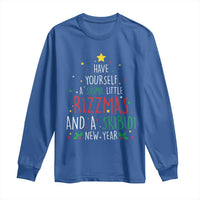 Funny Xmas Long Sleeve Shirt Have Yourself A Sigma Little Rizzmas And A Skibidi New Year