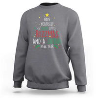 Funny Xmas Sweatshirt Have Yourself A Sigma Little Rizzmas And A Skibidi New Year - Wonder Print Shop