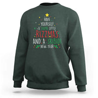 Funny Xmas Sweatshirt Have Yourself A Sigma Little Rizzmas And A Skibidi New Year - Wonder Print Shop