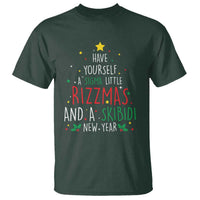 Funny Xmas T Shirt Have Yourself A Sigma Little Rizzmas And A Skibidi New Year - Wonder Print Shop