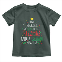 Funny Xmas Toddler T Shirt Have Yourself A Sigma Little Rizzmas And A Skibidi New Year