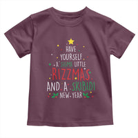 Funny Xmas Toddler T Shirt Have Yourself A Sigma Little Rizzmas And A Skibidi New Year