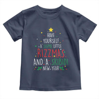 Funny Xmas Toddler T Shirt Have Yourself A Sigma Little Rizzmas And A Skibidi New Year