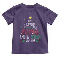 Funny Xmas Toddler T Shirt Have Yourself A Sigma Little Rizzmas And A Skibidi New Year