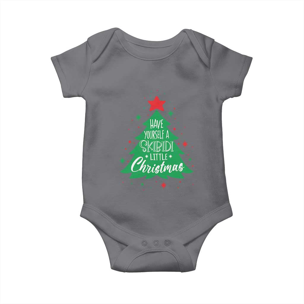 Funny Xmas Baby Onesie Have Yourself A Skibidi Little Rizzmas