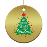 Funny Xmas Christmas Ornament Have Yourself A Skibidi Little Rizzmas - Wonder Print Shop