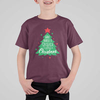 Funny Xmas T Shirt For Kid Have Yourself A Skibidi Little Rizzmas - Wonder Print Shop
