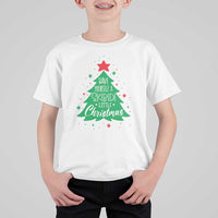 Funny Xmas T Shirt For Kid Have Yourself A Skibidi Little Rizzmas - Wonder Print Shop