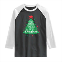 Funny Xmas Raglan Shirt Have Yourself A Skibidi Little Rizzmas