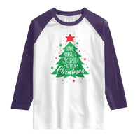 Funny Xmas Raglan Shirt Have Yourself A Skibidi Little Rizzmas