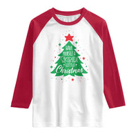 Funny Xmas Raglan Shirt Have Yourself A Skibidi Little Rizzmas