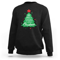 Funny Xmas Sweatshirt Have Yourself A Skibidi Little Rizzmas - Wonder Print Shop