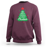 Funny Xmas Sweatshirt Have Yourself A Skibidi Little Rizzmas - Wonder Print Shop