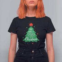 Funny Xmas T Shirt For Women Have Yourself A Skibidi Little Rizzmas - Wonder Print Shop