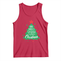Funny Xmas Tank Top Have Yourself A Skibidi Little Rizzmas