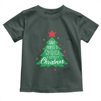 Funny Xmas Toddler T Shirt Have Yourself A Skibidi Little Rizzmas