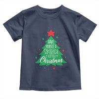 Funny Xmas Toddler T Shirt Have Yourself A Skibidi Little Rizzmas