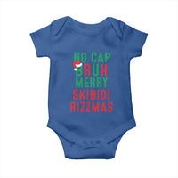 Funny Xmas Baby Onesie No Cap BRUH Merry Skibidi Rizzmas
