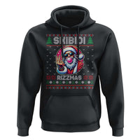 Funny Xmas Hoodie Skibidi Rizzmas Santa Bubble Gum