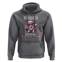 Funny Xmas Hoodie Skibidi Rizzmas Santa Bubble Gum