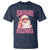 Funny Xmas T Shirt Skibidi Rizzmas Pink Santa Bubble Gum - Wonder Print Shop