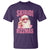 Funny Xmas T Shirt Skibidi Rizzmas Pink Santa Bubble Gum - Wonder Print Shop