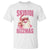 Funny Xmas T Shirt Skibidi Rizzmas Pink Santa Bubble Gum - Wonder Print Shop