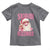 Funny Xmas Toddler T Shirt Skibidi Rizzmas Pink Santa Bubble Gum