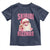 Funny Xmas Toddler T Shirt Skibidi Rizzmas Pink Santa Bubble Gum