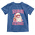 Funny Xmas Toddler T Shirt Skibidi Rizzmas Pink Santa Bubble Gum