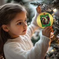 Funny Xmas Christmas Ornament Skibidi Rizzmas Cool Santa Rizz - Wonder Print Shop