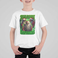 Funny Xmas T Shirt For Kid Skibidi Rizzmas Cool Santa Rizz - Wonder Print Shop