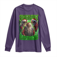 Funny Xmas Long Sleeve Shirt Skibidi Rizzmas Cool Santa Rizz