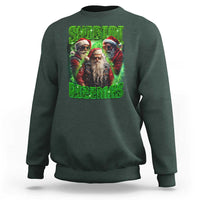 Funny Xmas Sweatshirt Skibidi Rizzmas Cool Santa Rizz - Wonder Print Shop