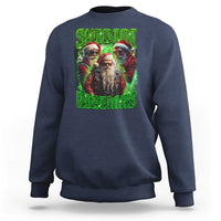Funny Xmas Sweatshirt Skibidi Rizzmas Cool Santa Rizz - Wonder Print Shop
