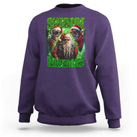 Funny Xmas Sweatshirt Skibidi Rizzmas Cool Santa Rizz - Wonder Print Shop