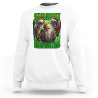 Funny Xmas Sweatshirt Skibidi Rizzmas Cool Santa Rizz - Wonder Print Shop
